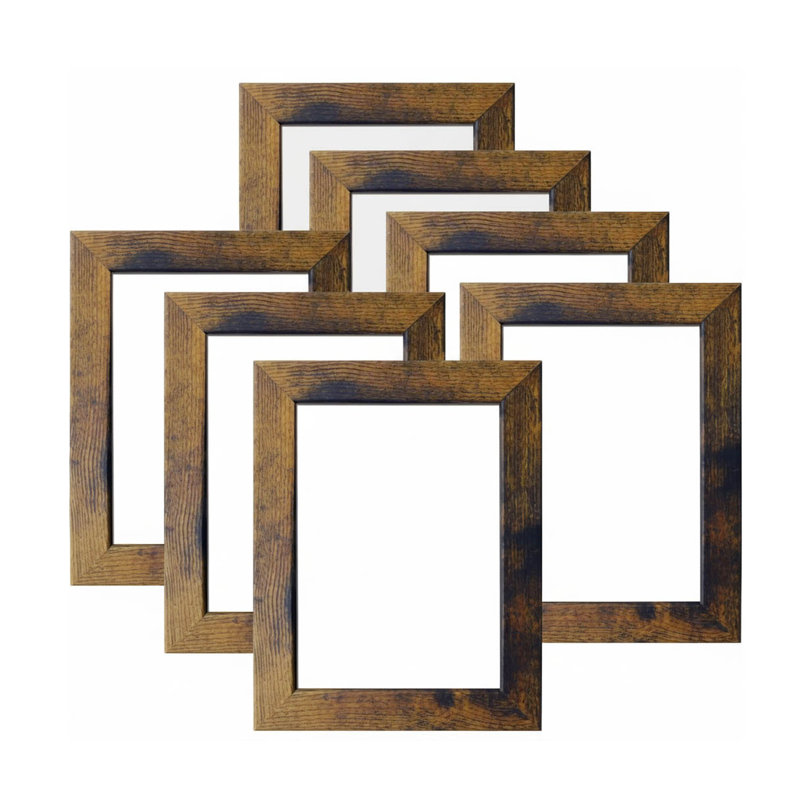 Picture Frame - Set of 7, Brown