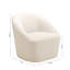 Fauteuil pivotant Anson Boucle