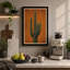 Saguaro Stand Minimalist - Wrapped Canvas-1497181871-1497181864