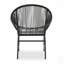Chaise de patio d'extérieur en osier, ensemble de 2-741745242
