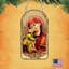 Ornement photo en bois d’inspiration marie virgin