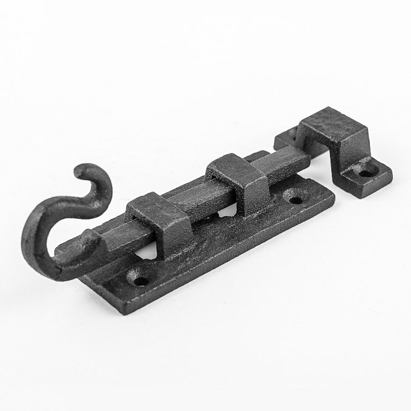 Wrought Iron Curled Tail Slide Bolt