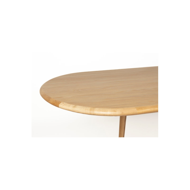 Dining Table Oval Dining Table, Beige
