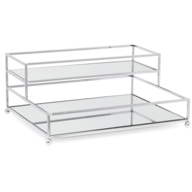 Almazan Mirror Tray, Silver