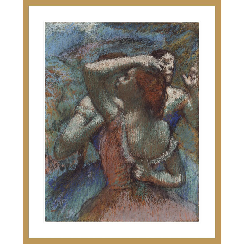 «Dancers» par Edgar Degas, impression giclée sur cadre, H 41,19 po x l 33,5 po