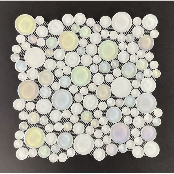 12.5" x 12.5" Glass Random Mosaic Wall & Floor Tile