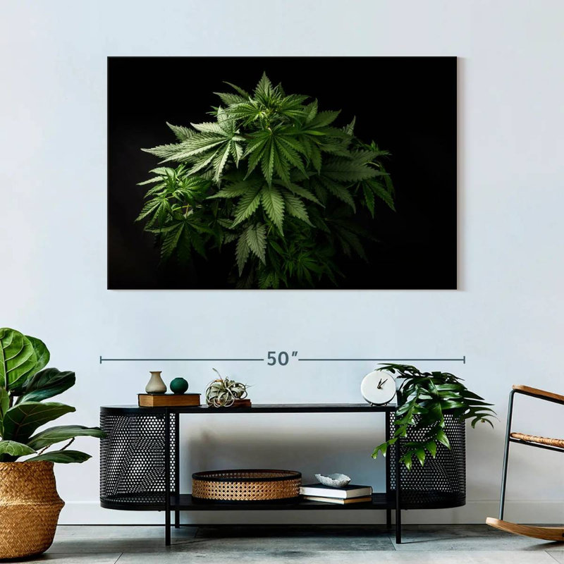 Senne Marijuana Cluster, 32" H x 48" W