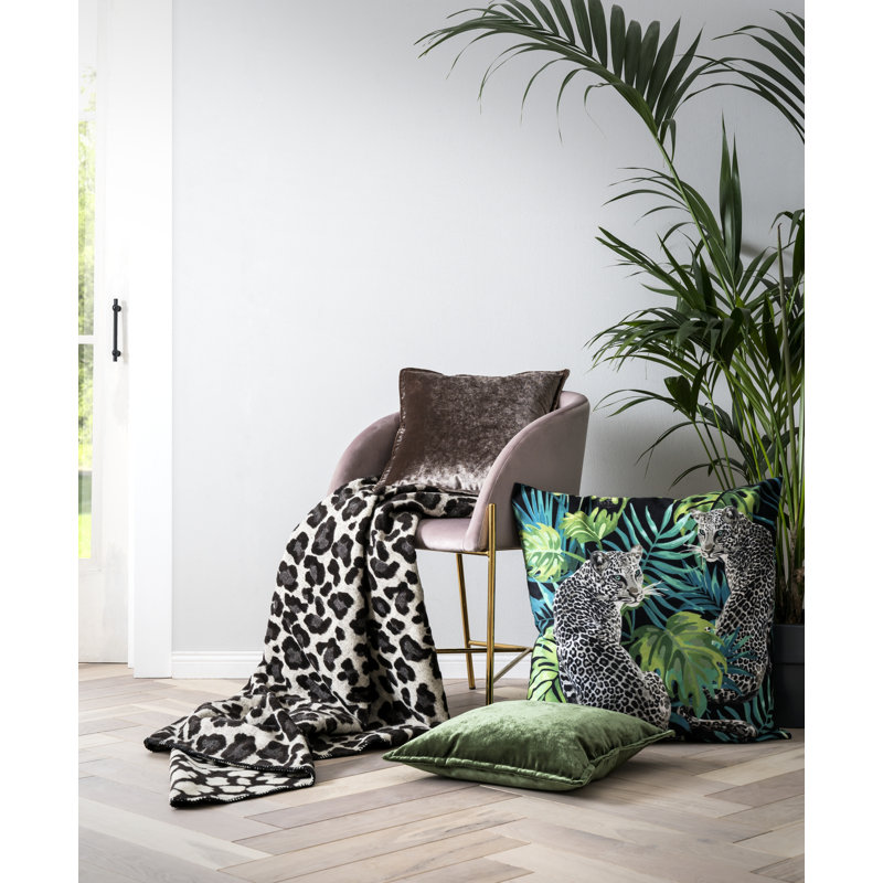 Crowl Animal Print Square Cushion Cover, 65cm H x 65cm W x 2cm D