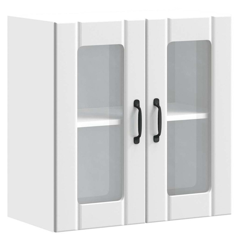 Armoire murale vidaXL, H 23,62 po x l 23,62 po x P 12,20 po, Blanc