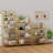 No Assembly Folding Etagere Bookcase-352414137