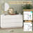 Fluted 9-Drawer Dresser for Bedroom,59"Wide Dressers & Chest of Drawers With  Concealed Handles-1185520064