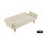 Linen-Upholstered Folding Sofa, Adjustable Recliner-Style Sofa Bed, Suitable For Living Rooms, Apartments, Or Offices-1129783749