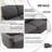 Siofra 57.5" Pull Out Sofa Bed Loveseat Sleeper with Twin Size Memory Mattress for Living Room Spaces-566779924
