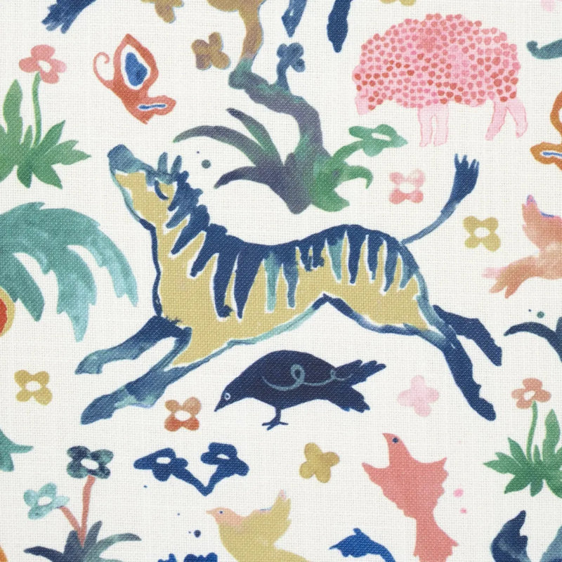 Schumacher x Happy Menocal Beasts Indoor/Outdoor Fabric