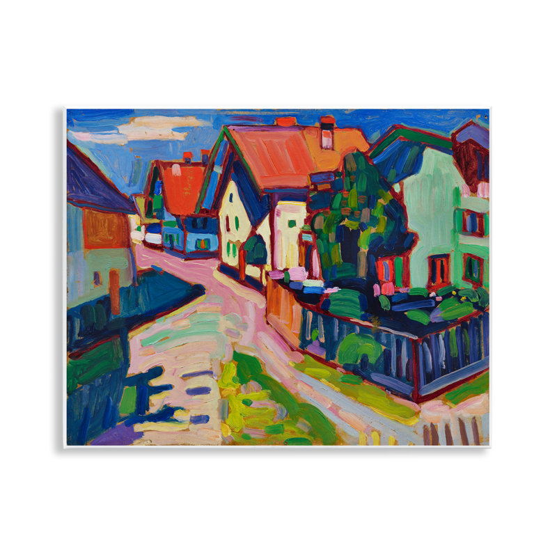 «Kandinsky Murnau Landscape», art mural par one1000paintings