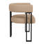 Fabric Upholstered Metal Armchair-505639107-505639100