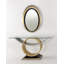 62'' W Glass Console Table