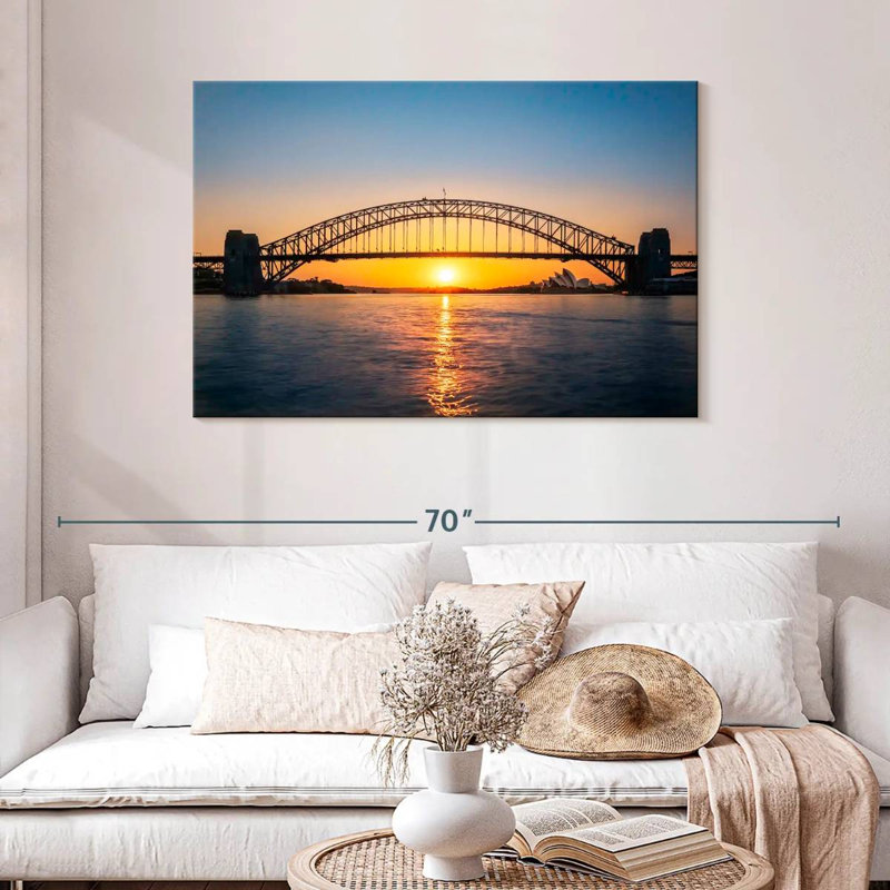 Lilie Sydney Harbour Bridge Sunrise, H 30 po x l 45 po