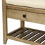 Range-chaussures avec siège et tiroirs rembourrés, banc de rangement polyvalent pour hall d'entrée (gris délavé)-1403482659