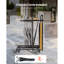 Chariot à chaises pliable pour 5 tables + 14 chaises de 400 lb avec roulettes