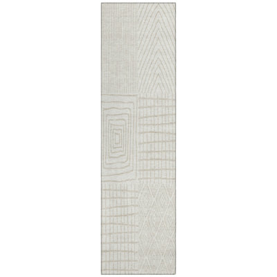 Owen Ivory Washable Indoor-Outdoor Rug - 