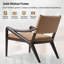 Chaise avec accoudoirs Trais Crombie Boucle