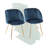 Terrance 18.5'' H Velvet Upholstered Parsons Chair-2019242823-2019242874