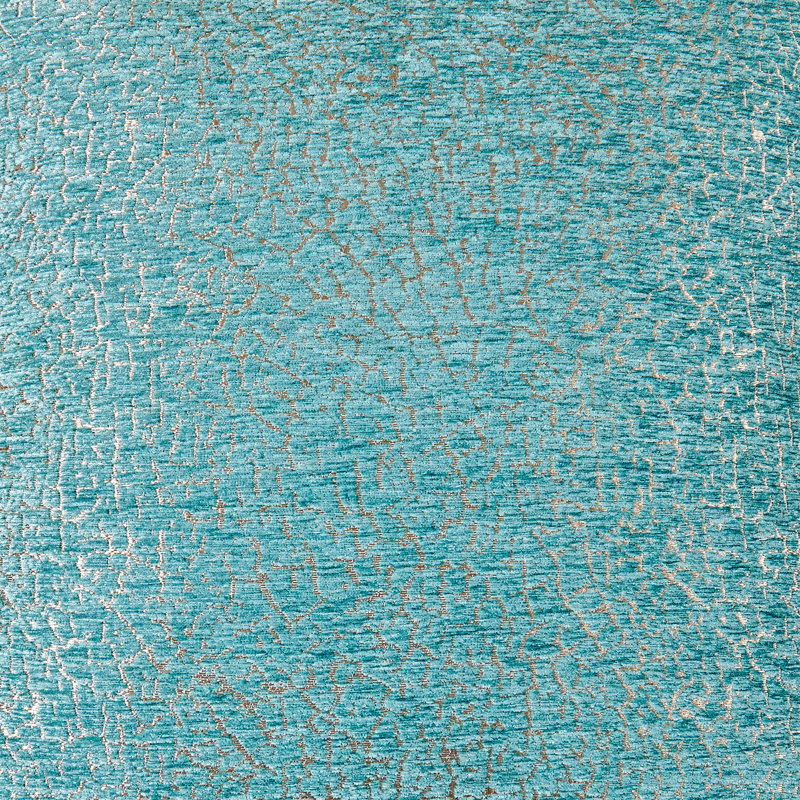Embroidered Reversible Pillow Cover, Turquoise