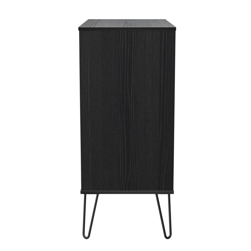 Talita 77cm W 4 - Drawer Chest of Drawers, Black