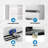 8 Cu.Ft Glass Door Merchandiser Refrigerator Beverage Cooler with LED Lighting for Home Bars Restaurants Grocery Stores