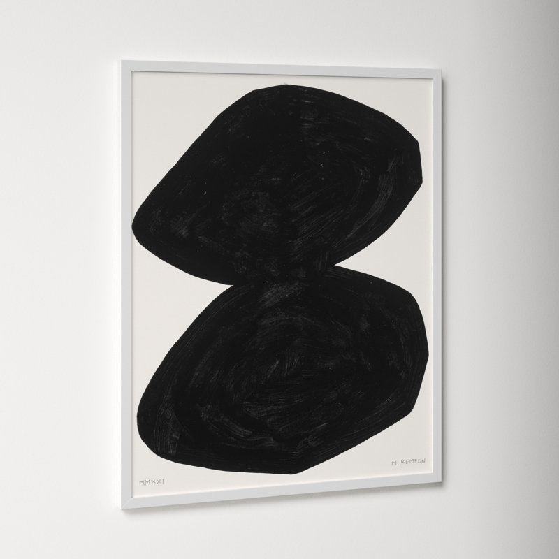 Module On White 2 by Michael Kempen, White, 38" H x 30" W x 1.25" D