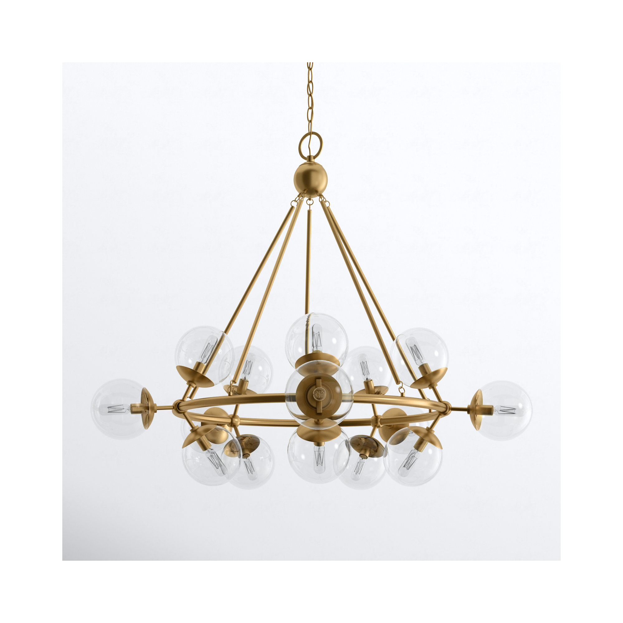 Journey 15 - Light Metal Dimmable Chandelier