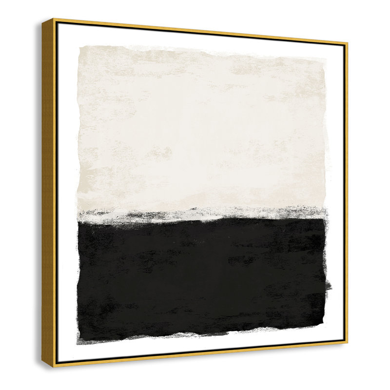 Midnight II - Square Vesrion - reproduction carrée de Natalie Carpentieri, H 41,5 po x l 41,5 po, Flotteur doré