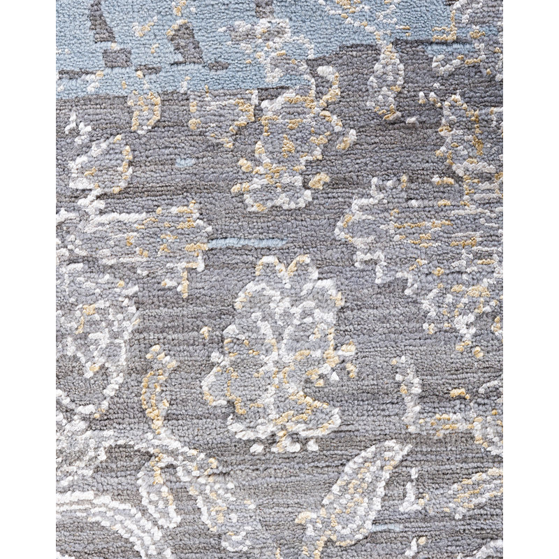 Overdyed One-of-a-Kind 8' 1" X 10' 1" Hand Knotted Area Rug