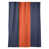 Bleu / milieu orange