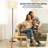 Garnon 61.4'' Standing Floor Lamp with 3-Way Dimmable Bulb Included for Living Room, Bedroom-1625437904