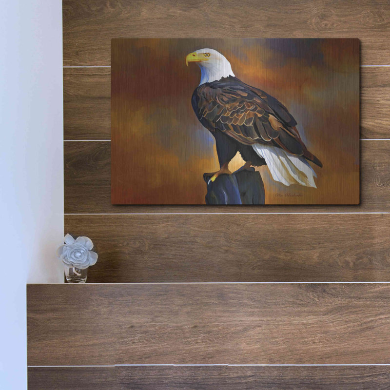 «The Eagle» par Ata Alishahi - impression sans cadre sur métal, H 16 po x l 12 po x P 0,13 po