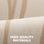 Tapis rectangulaire en polyester tissé à la machine Haydan brun clair / beige-293701043