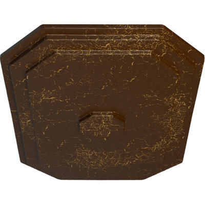 Médaillon de plafond Felix l 25 1/4 po x H 17 1/4 po x P 1 3/4 po