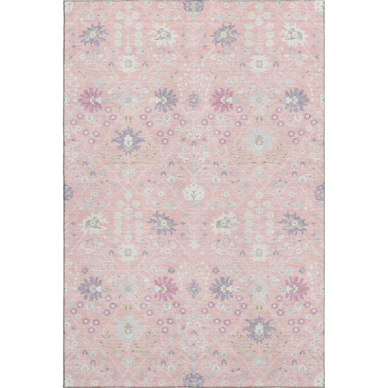 Premium Machine Washable Colmenero AMF1009 Oriental Rug, Rectangle 5' x 7'6"
