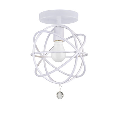 Plafonnier semi-encastré 1 lumière 9 po Mason