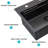 Gunmetal Black Drop In Waterfall Kitchen Sink - 31.5 X 21 X 9.4 Inch Single Bowl 16 Gauge Stainless Steel Ledge Workstation Kitchen Sinks With Pull-Down Faucet & Cup Washer-118696061