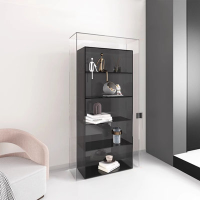 Acrylic creative multi-layer bookcase