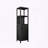 Tall Bamboo Linen Tower in Black