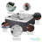 Annapolis™ 6-Person 50-Jet Lounger Hot Tub Spa with 2 Pumps, LED Lighting, Stainless Steel Heater and Ozonator, Insulated Cover Included-100028128