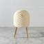 Chaise de salle à manger en acier inoxydable