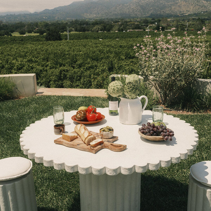 Daisy Table, 30" H x 46" W x 46" D