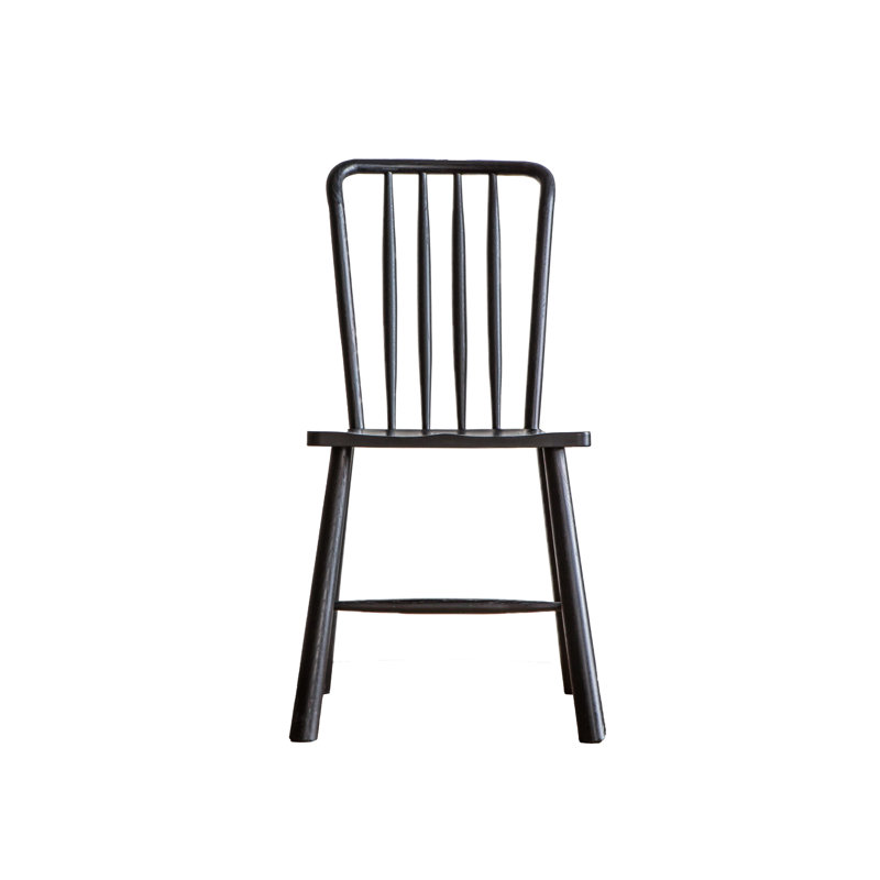 Gulfport 47.5cm H Solid Wood Slat Back Side Chair