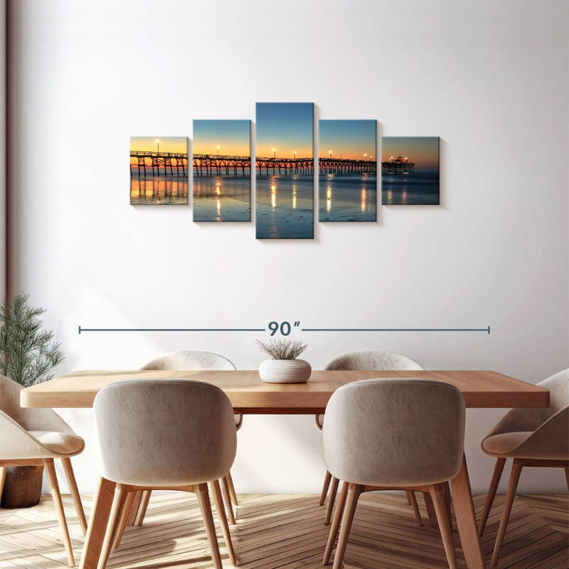 Cherry Grove Pier, 30" H x 68" W