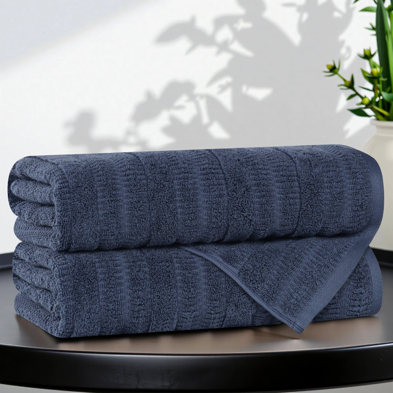 Serviettes de bain Mika Smart Twist, Marine